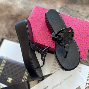 Tory Burch Miller Platform Wedge Sandal